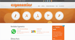 Desktop Screenshot of ergonomics.com.br