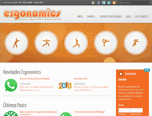 Tablet Screenshot of ergonomics.com.br